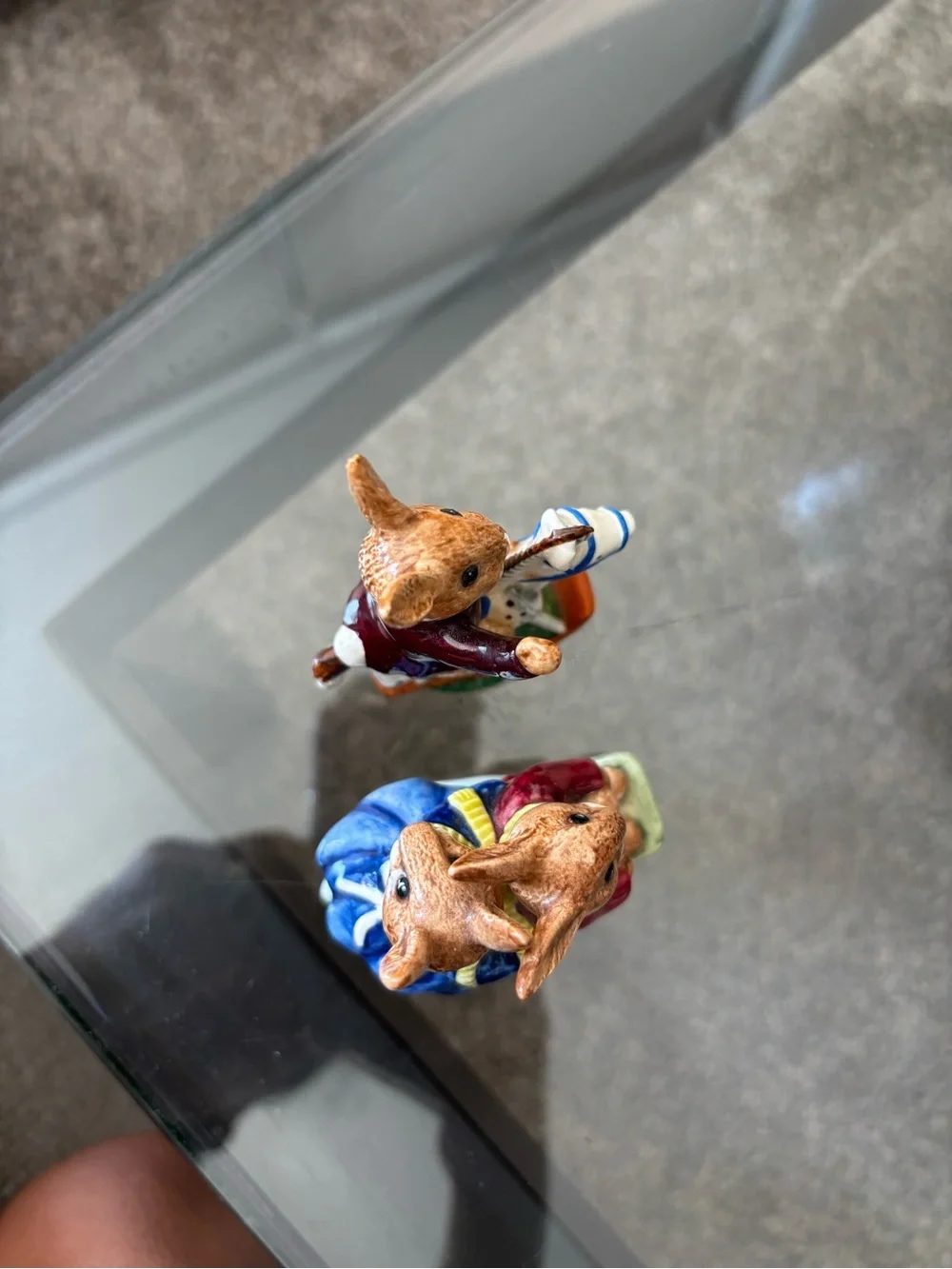 Set of (2) vintage Royal Doulton Bunnykins figurines- “Tally Ho” & “Sleigh Ride”